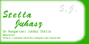 stella juhasz business card
